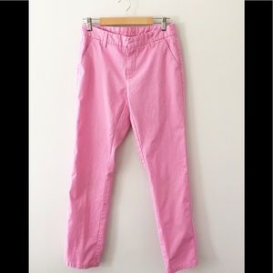 Garnet Hill Pink Chinos Trousers Size 6 - GUC